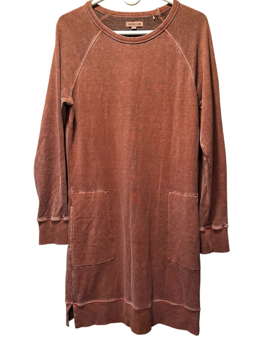 Toad&Co Woman’s Rust Crewneck Sweater Dress